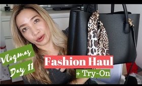 VLOGMAS DAY 11 | FASHION HAUL & TRY ON