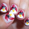 Angry Birds Nail Art