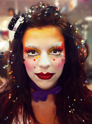I did this make up on one of fellow students! 

Please follow me on Pinterest:
http://www.pinterest.com/sannevisscher