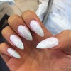 Shimmery Stiletto Nails