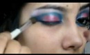 blue & pink dramatic eye