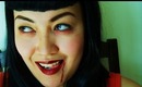 EASY Vampire Bettie Page Tutorial for Halloween or a Costume Party