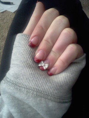 my nails I got done for Christmas.