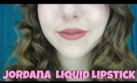 Jordana Sweet Cream Matte Liquid Lipstick SPEED Review