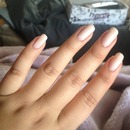 Cream colored nails