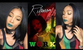 RIHANNA- WORK (INSPIRED MAKEUP TUTORIAL) || DanielleJamaicanMua