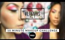 Vlogmas Day 2! 10 minute Christmas Makeup Challenge (FAIL)