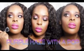 Purple Haze Halo Eyes Makeup | FACESBYCHENELLE