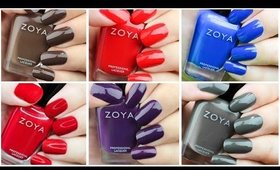 Zoya Fall Focus Collection - Swatch video