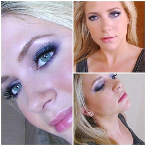 This is the makeup look I did last week for my birthday! A dramatic blue smokey eye with a bit of subtle glitter! 

Feel free to check out the tutorial of the look on my youtube channel, and for a list of products used:
http://www.youtube.com/watch?v=Y12-4rFhdo0