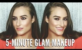 The Easiest 5 MINUTE Glam Makeup Tutorial EVER! | mathias4makeup