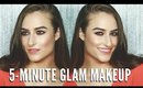 The Easiest 5 MINUTE Glam Makeup Tutorial EVER! | mathias4makeup