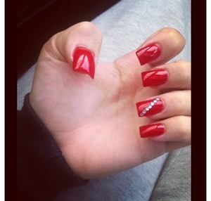 red nails!