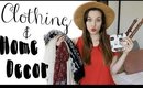 HUGE Thrift Haul! Clothing & Home Decor Items!