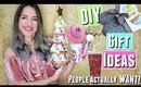 DIY Easy Christmas GIFT IDEAS that people will actually WANT! & HOLIDAY GIVEAWAY