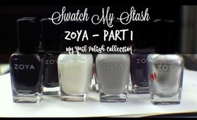 Swatch My Stash - Zoya Part 1 | My Nail Polish Collection