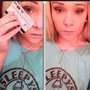 Credit card to have perfectly even eye make up 