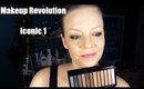 Makeup Revolution Iconic 1 - Golden brown look