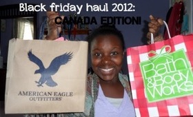 Black Friday Haul 2012: Canada Edition!