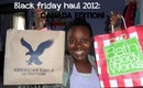 Black Friday Haul 2012: Canada Edition!