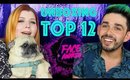 TOP 12 UNBOXING NYX FACE AWARDS!!!!