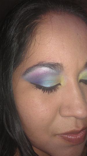 Peacock inspired eyes