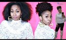 5 MINUTE HAIRSTYLE - OUTRE HOTTIE PINEAPPLE DRAWSTRING PONYTAIL TUTORIAL