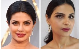 Priyanka Chopra Oscars 2016 Makeup Tutorial/Look | Easy and Quick | Minni Moments
