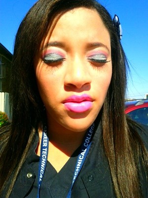 makeup i did on my bff 