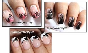 3 French Tip Nail Designs -  How to Do French Manicure Tutorial