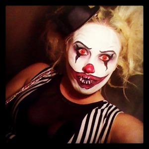 scary clown halloween costume