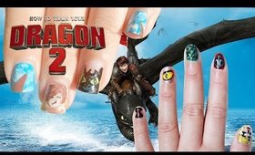 How to Train Your Dragon 2 Nail Art Collab with Minty Mina D