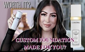 Custom Made Foundation by Lancome Full review, tutorial, demo!