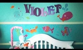 NURSERY TOUR! Under The Sea Themed Baby Girl Nursery