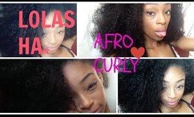 LoLasHair Afro Curly 2Week Review !