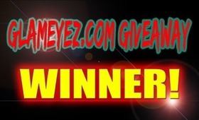 GlamEyez.com Giveaway WINNER!!!