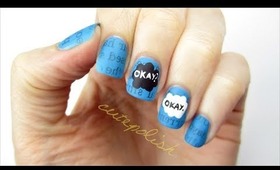 The Fault In Our Stars Nail Art