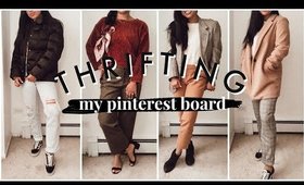 Thrift Shopping My Pinterest and Instagram for Fall/Winter