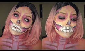 Pink Skull Makeup Tutorial