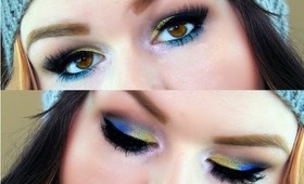 VICE PALETTE TUTORIAL: Gold Teal and Cobalt Blue  | HD