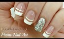 Double French Tip Prom Nail Art! *very easy*