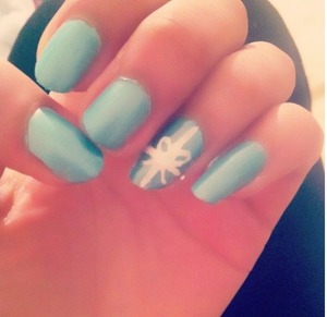 My attempt at Tiffany inspired nails :)