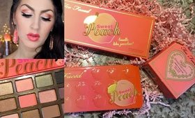 Too Faced Sweet Peach Palette| Swatches, Tutorial & Review