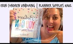 Erin Condren Unboxing | Planner Supplies Haul