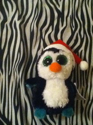 This is so adorable and the perfect stuffed penguin for Christmas!
Price: $9.50