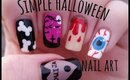 Simple Mix and Match Halloween Nail Art Tutorial | stephyclaws