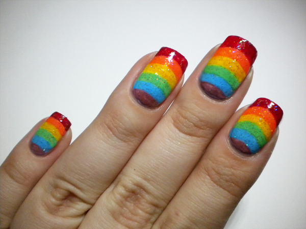 31 Day Challenge - Rainbow Nails - 09. DAY | Tereska H.'s ...