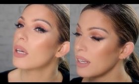 Smokey Wing Liner & Copper Sparkles Makeup Look