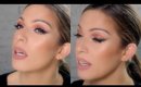Smokey Wing Liner & Copper Sparkles Makeup Look