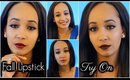 Fall Lipstick Try On ft. Pur Cosmetics!  | Kym Yvonne